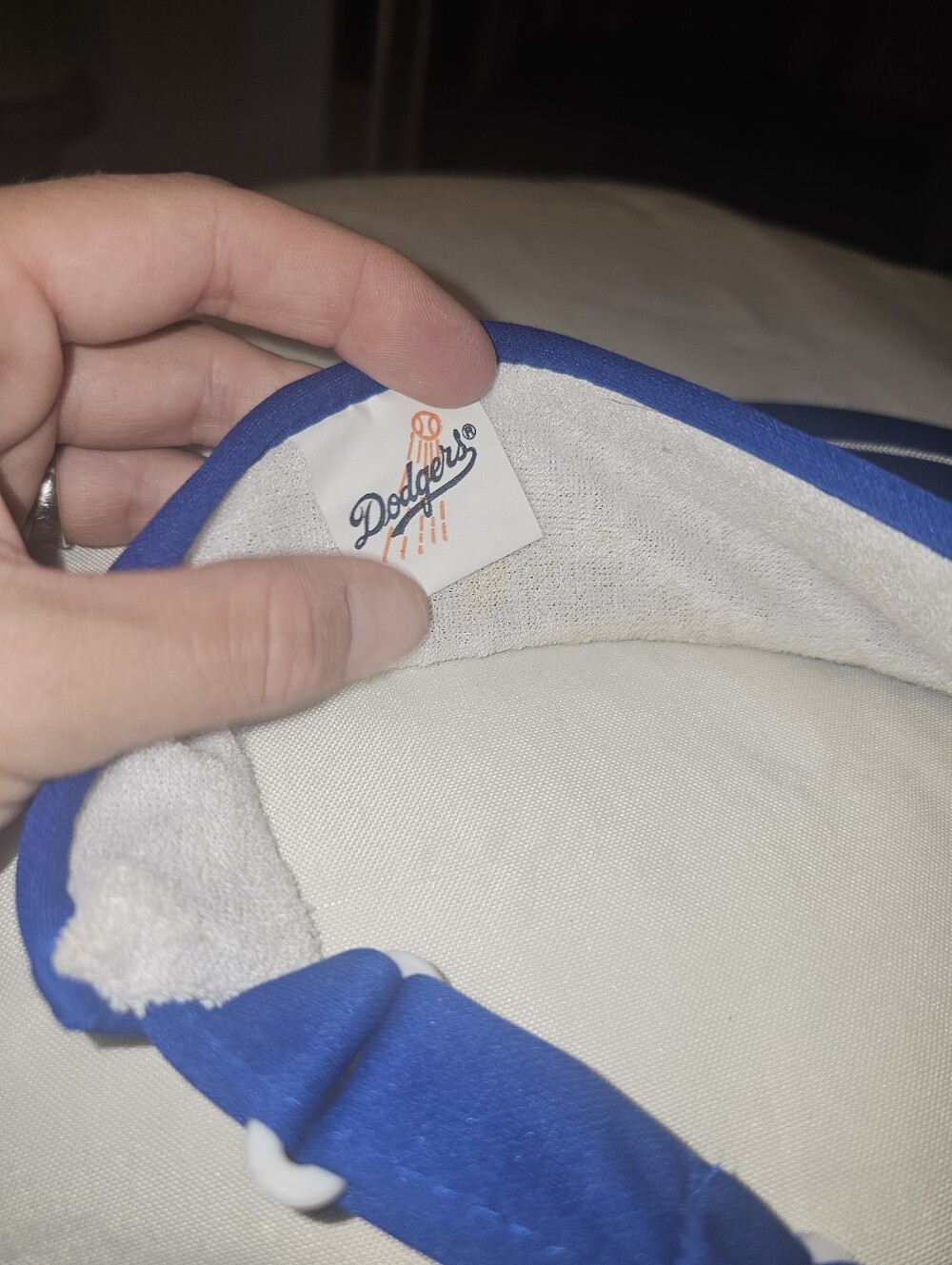 Vintage LA Dodger Blue Visor - Picture 3 of 5